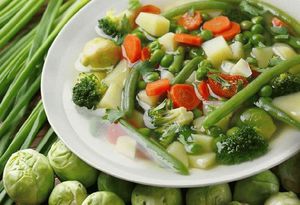 Ужин из овощей - низкокалорийная диета