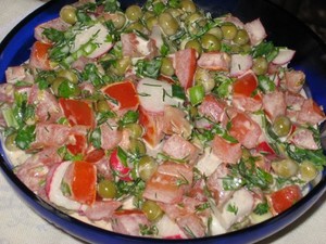 Как приготовить салат для ужина